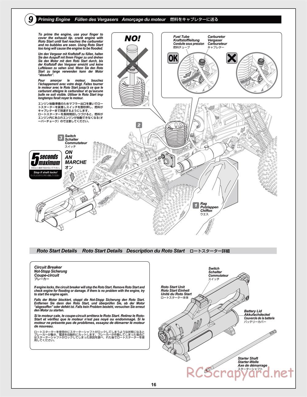 HPI - Savage XL 5.9 - Manual - Page 16