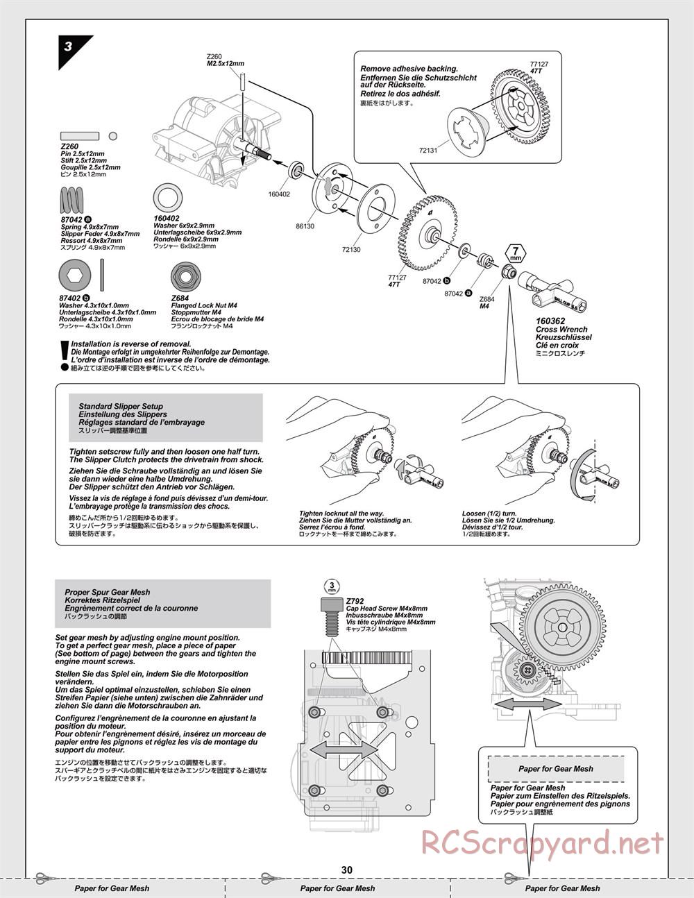 HPI - Savage XL 5.9 - Manual - Page 30