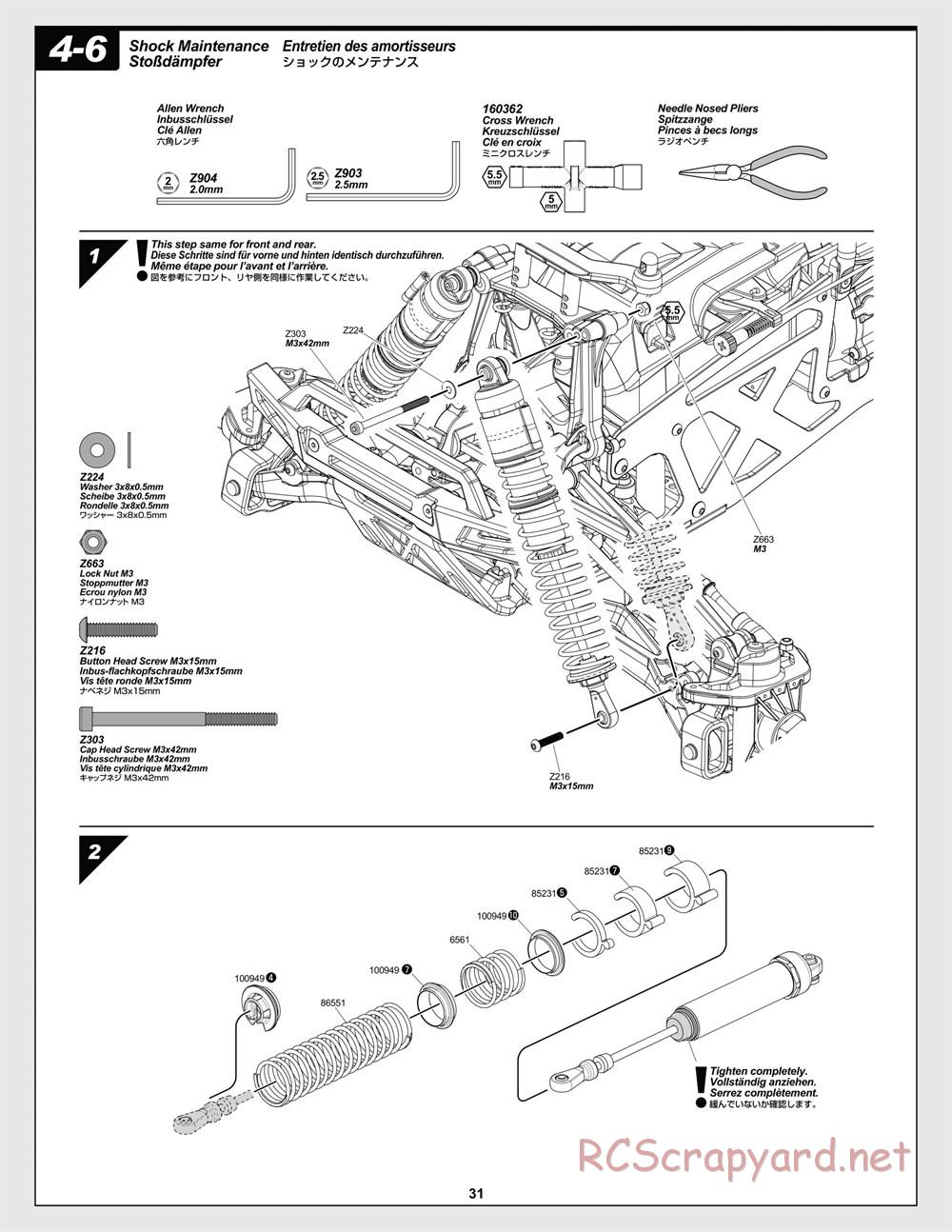 HPI - Savage XL 5.9 - Manual - Page 31