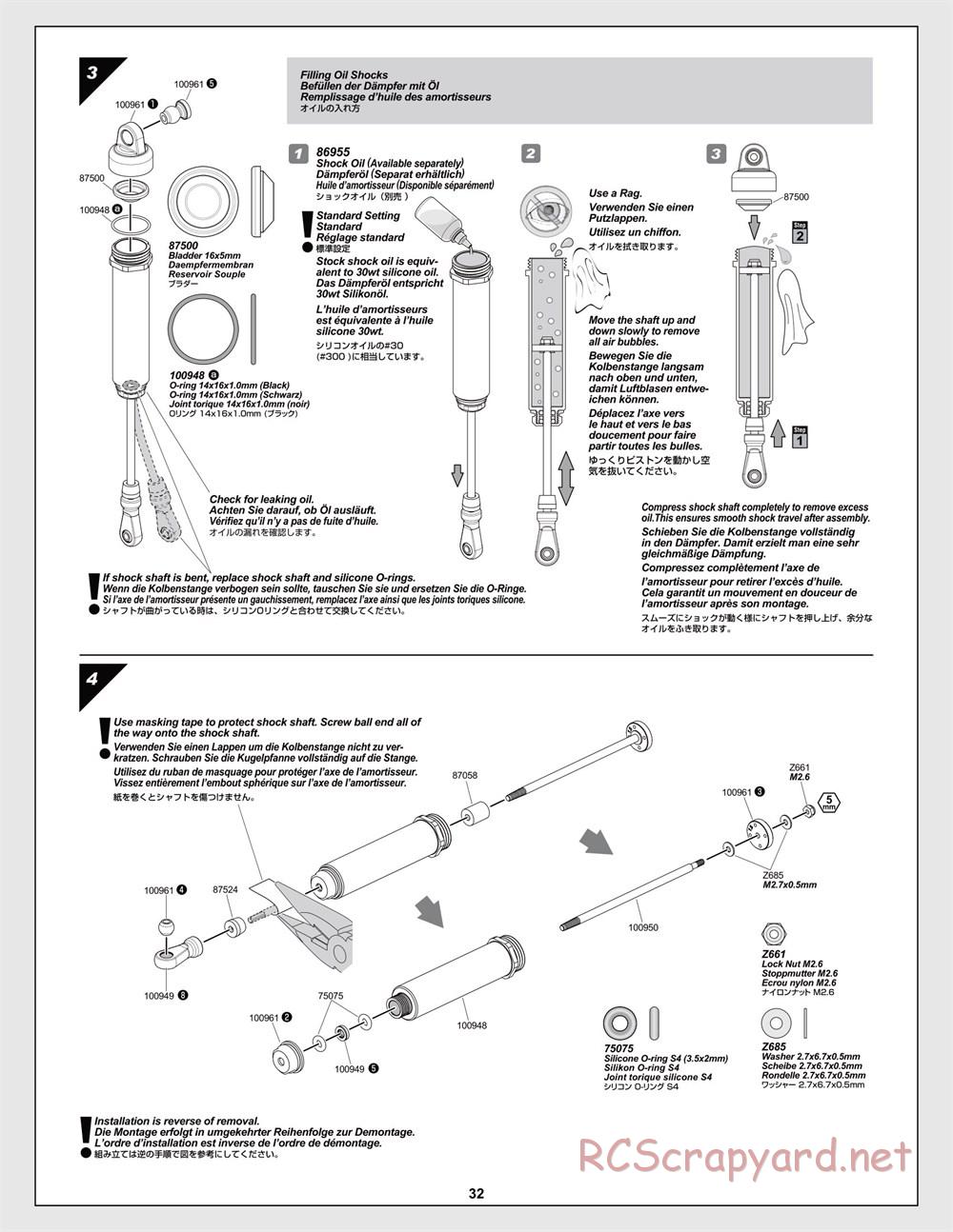 HPI - Savage XL 5.9 - Manual - Page 32