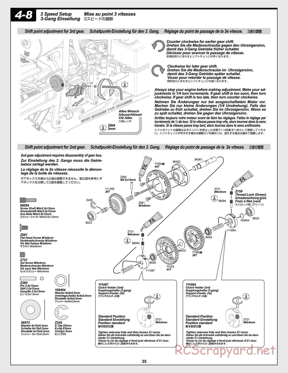 HPI - Savage XL 5.9 - Manual - Page 35