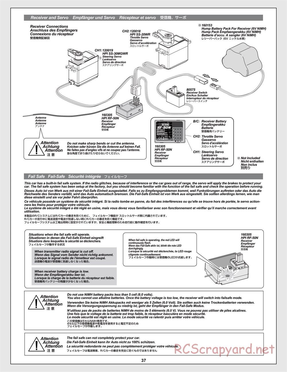 HPI - Savage XL 5.9 - Manual - Page 37