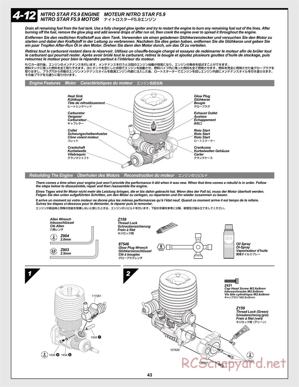 HPI - Savage XL 5.9 - Manual - Page 43
