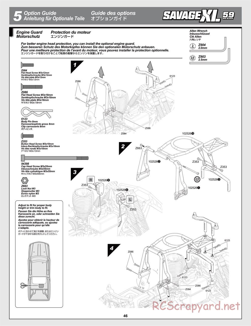 HPI - Savage XL 5.9 - Manual - Page 46