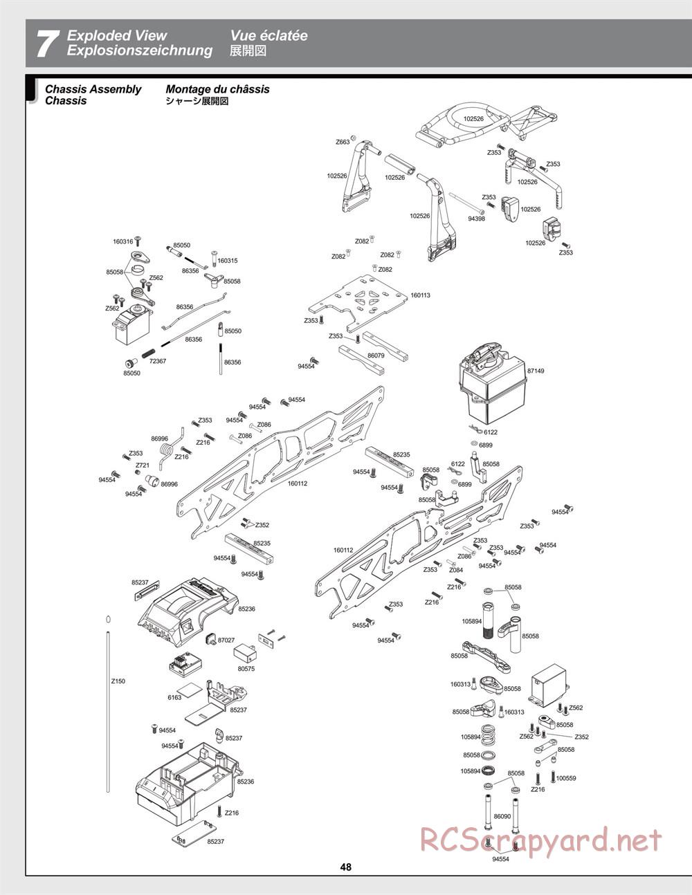 HPI - Savage XL 5.9 - Exploded View - Page 48