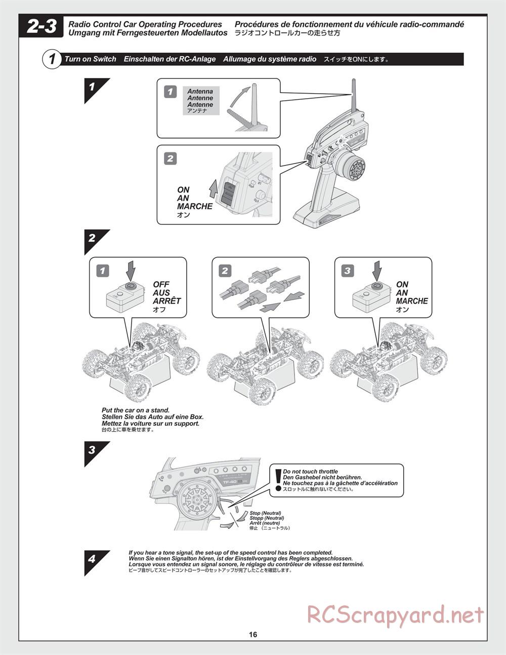 HPI - Savage XL Flux - Manual - Page 16