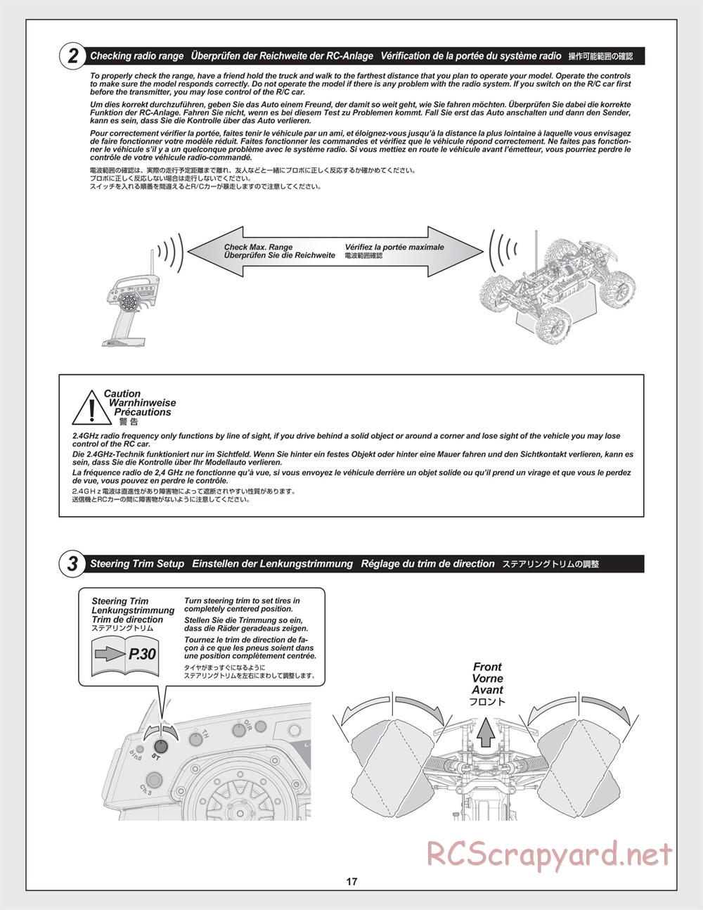 HPI - Savage XL Flux - Manual - Page 17