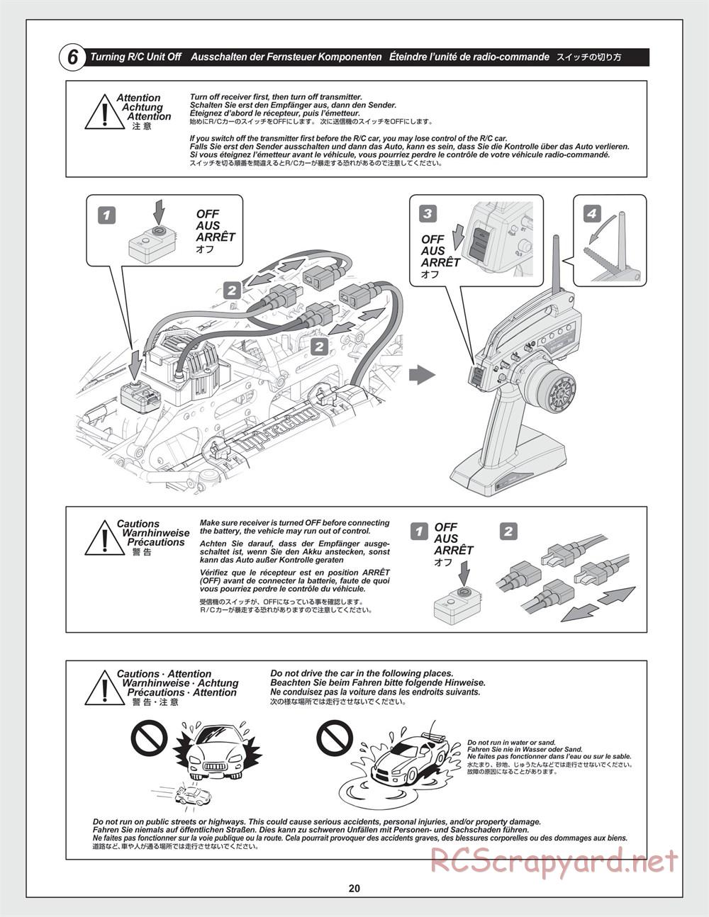 HPI - Savage XL Flux - Manual - Page 20