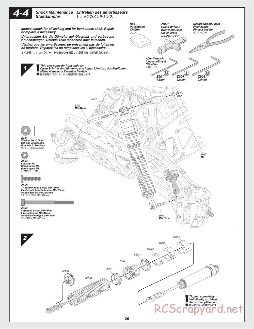 HPI - Savage XL Flux - Manual - Page 26