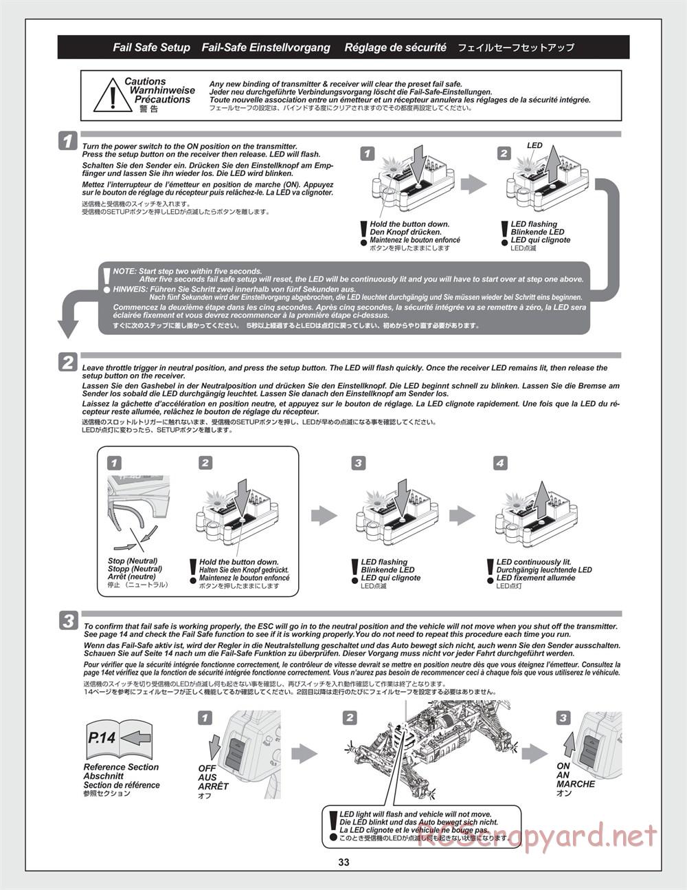 HPI - Savage XL Flux - Manual - Page 33