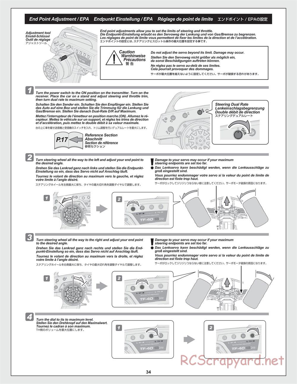 HPI - Savage XL Flux - Manual - Page 34