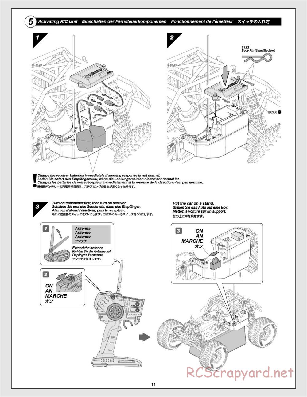 HPI - Savage XL Octane - Manual - Page 11