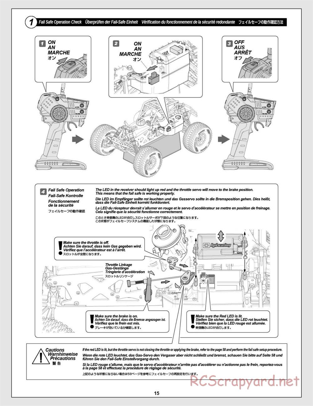 HPI - Savage XL Octane - Manual - Page 15