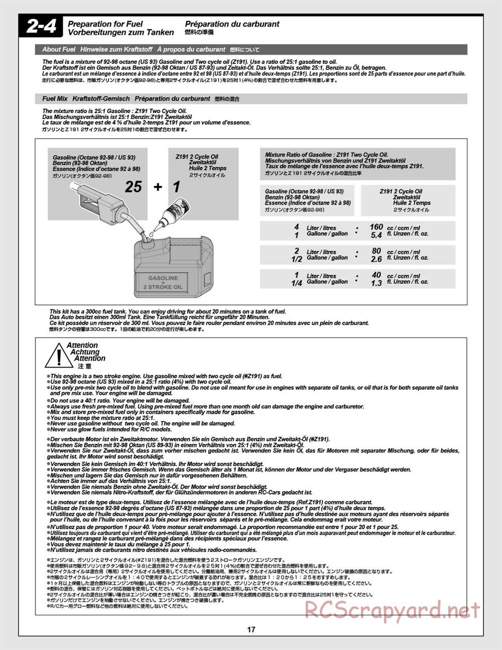 HPI - Savage XL Octane - Manual - Page 17