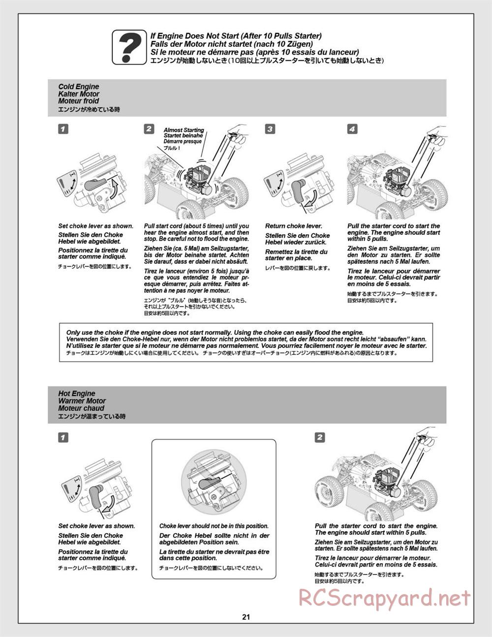 HPI - Savage XL Octane - Manual - Page 21