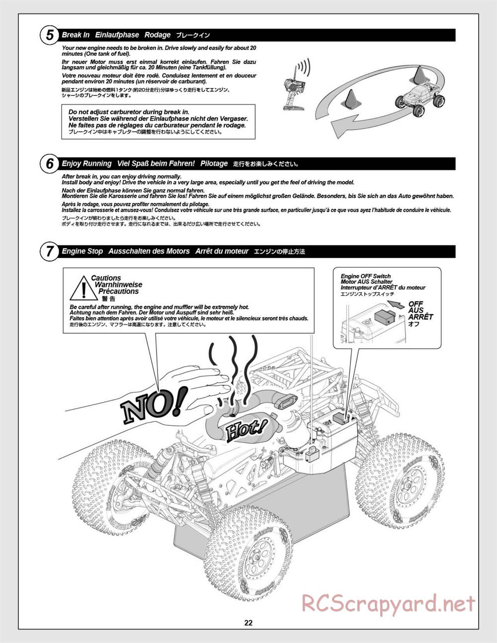 HPI - Savage XL Octane - Manual - Page 22