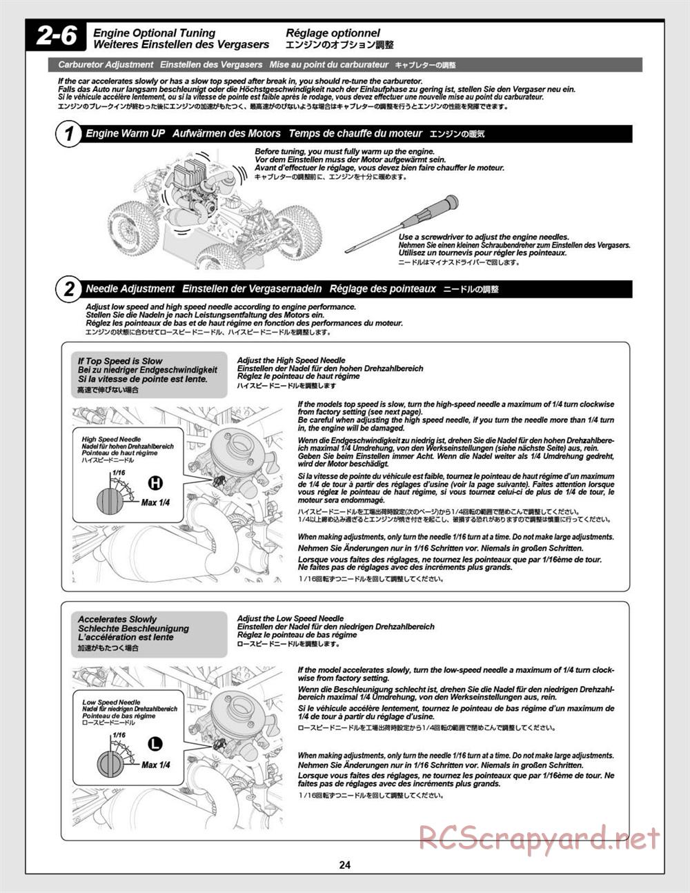 HPI - Savage XL Octane - Manual - Page 24
