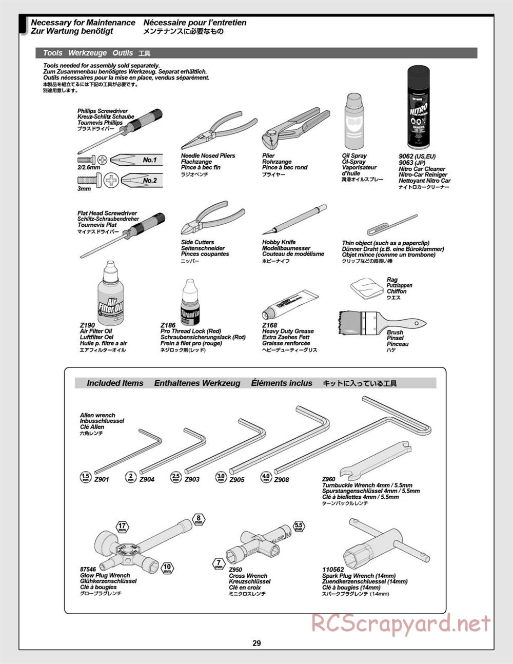 HPI - Savage XL Octane - Manual - Page 29