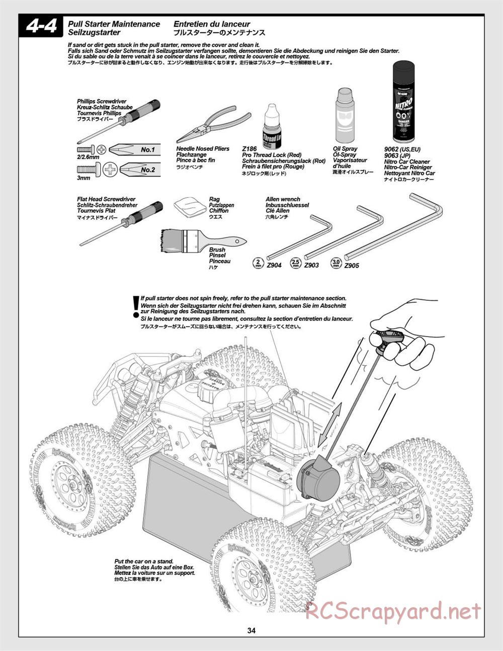 HPI - Savage XL Octane - Manual - Page 34