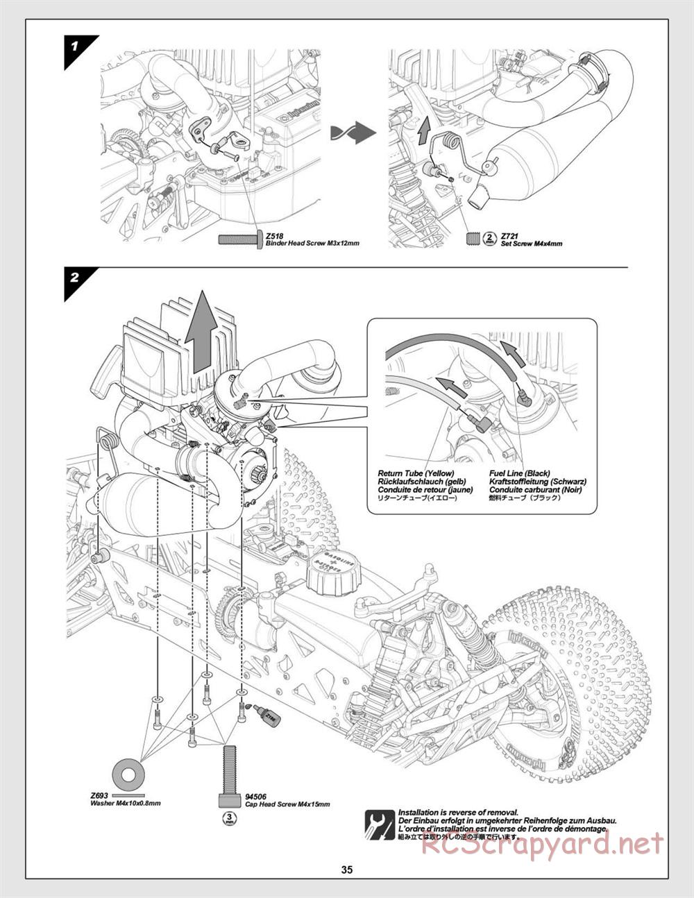 HPI - Savage XL Octane - Manual - Page 35