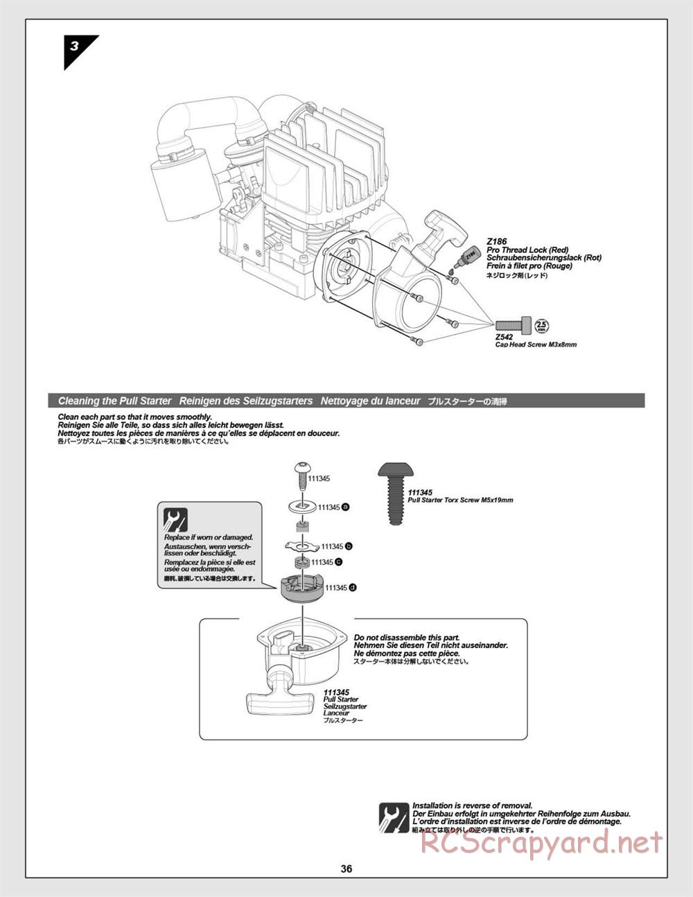 HPI - Savage XL Octane - Manual - Page 36