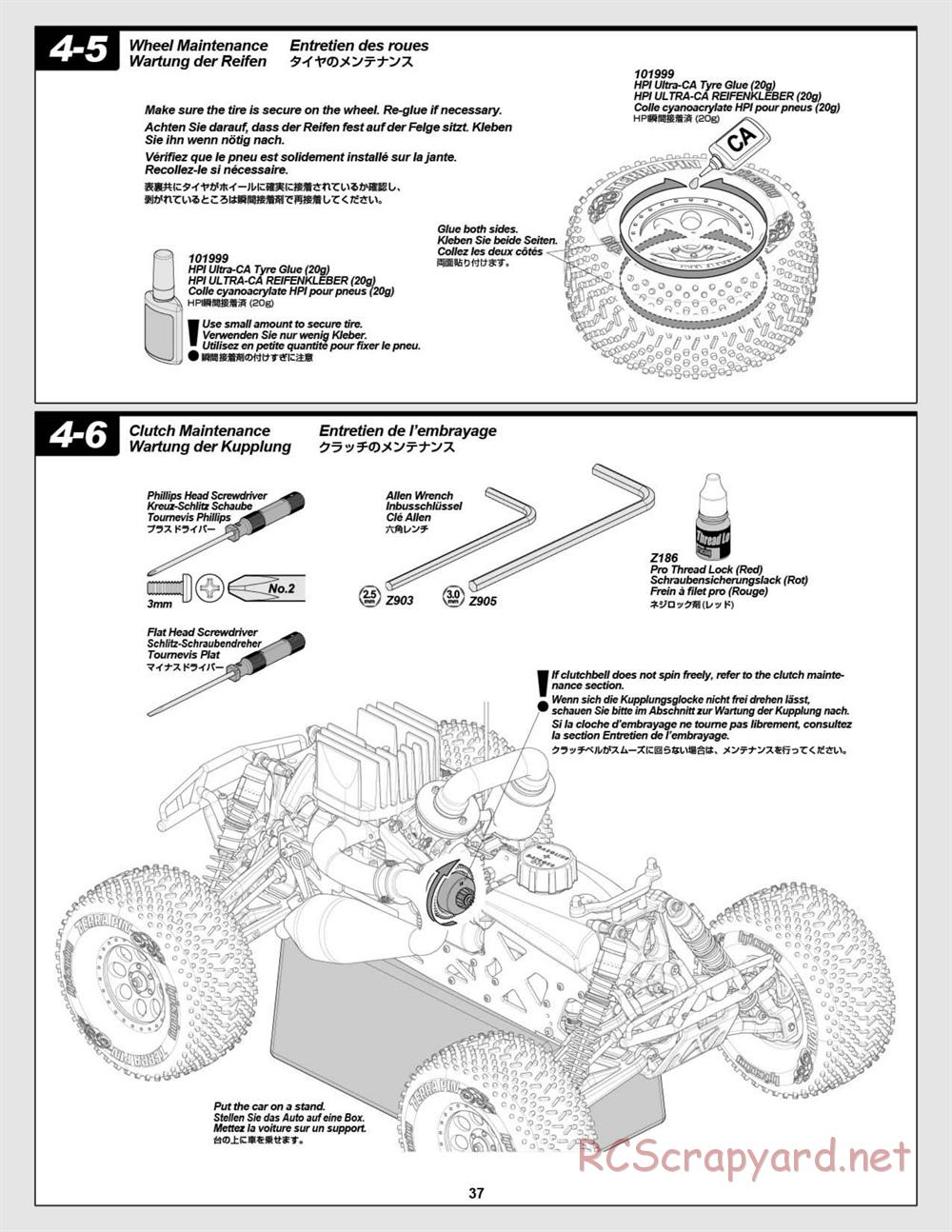 HPI - Savage XL Octane - Manual - Page 37