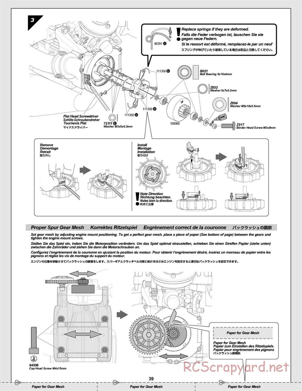 HPI - Savage XL Octane - Manual - Page 39