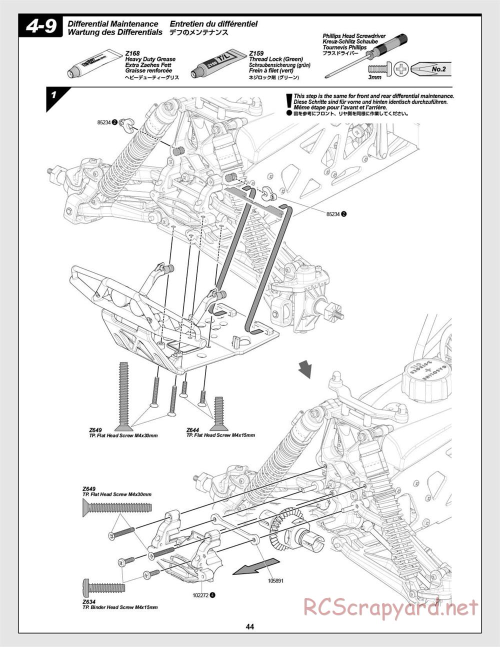 HPI - Savage XL Octane - Manual - Page 44