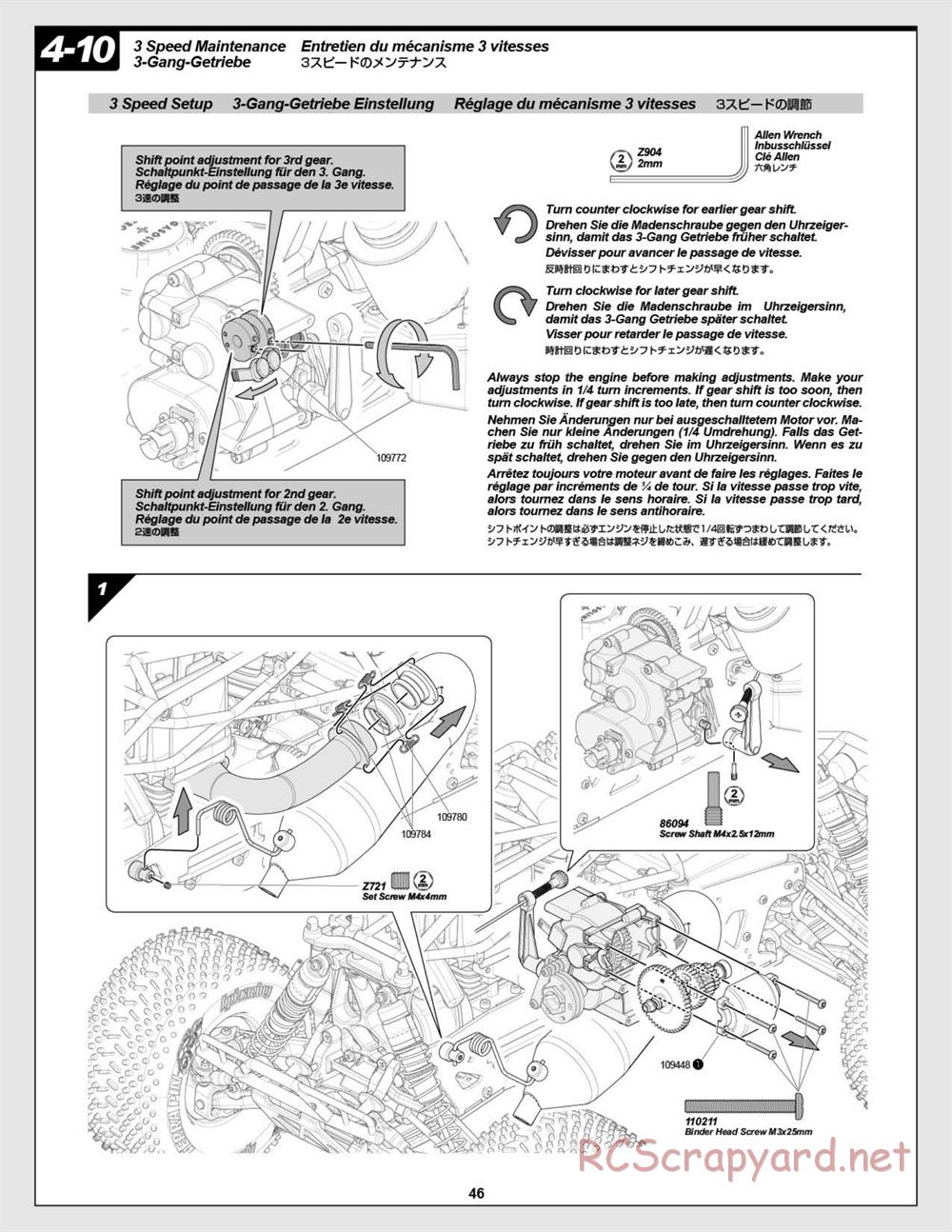 HPI - Savage XL Octane - Manual - Page 46