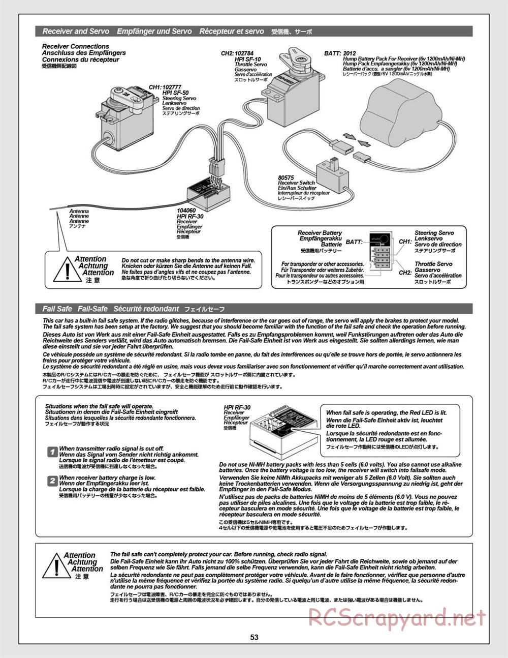HPI - Savage XL Octane - Manual - Page 53