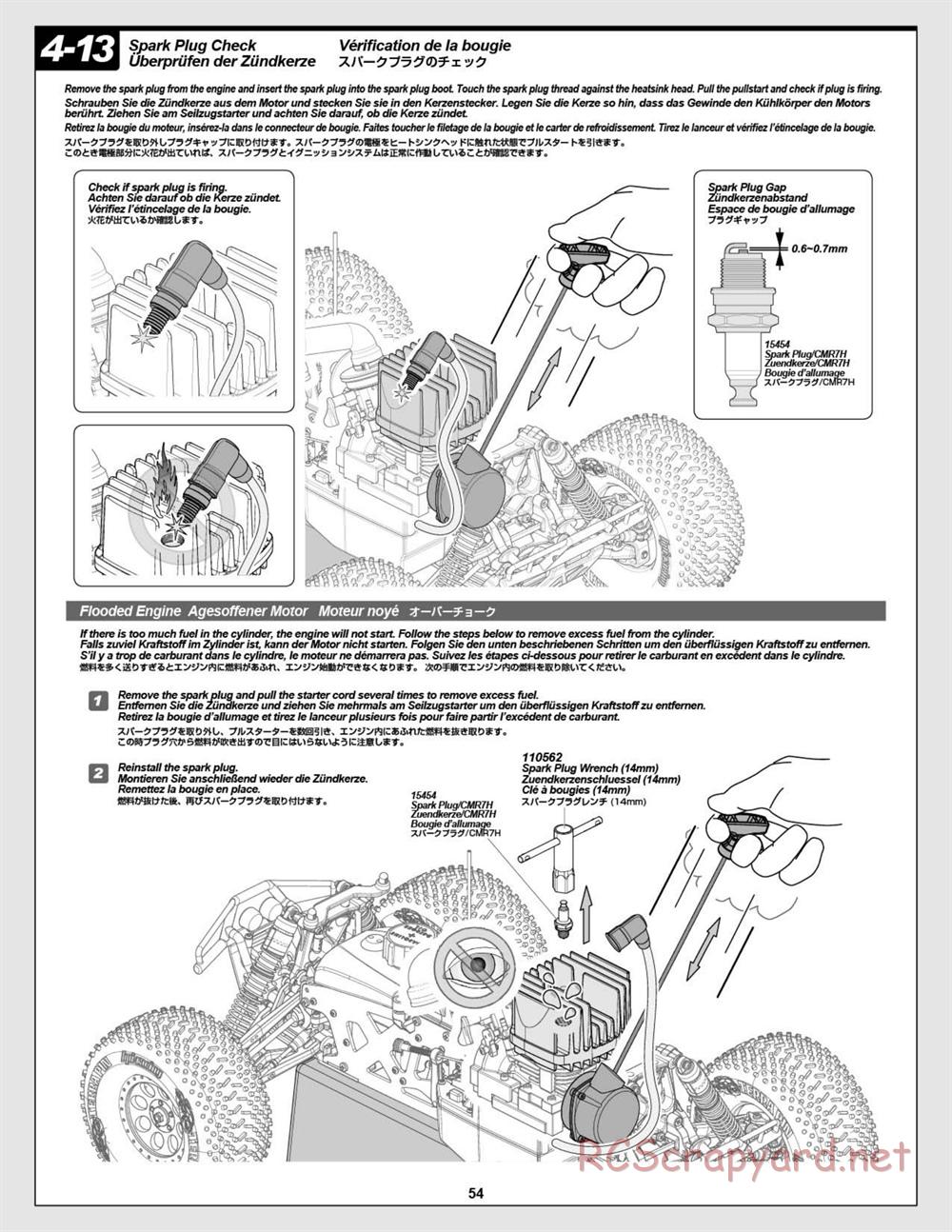 HPI - Savage XL Octane - Manual - Page 54