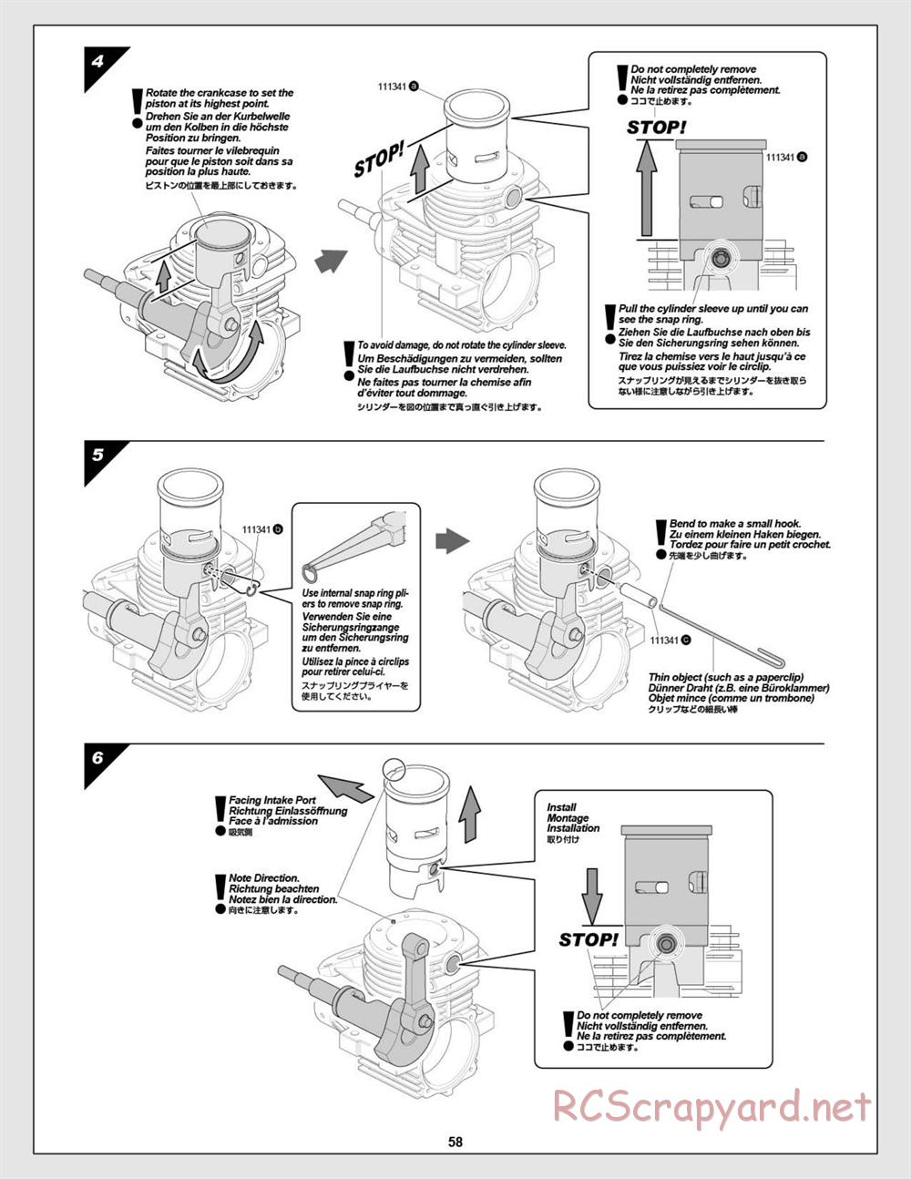 HPI - Savage XL Octane - Manual - Page 58
