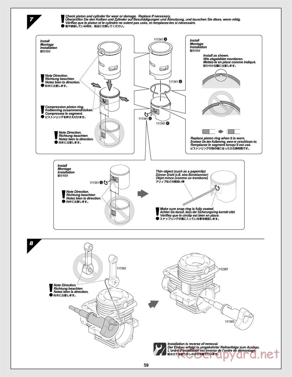 HPI - Savage XL Octane - Manual - Page 59