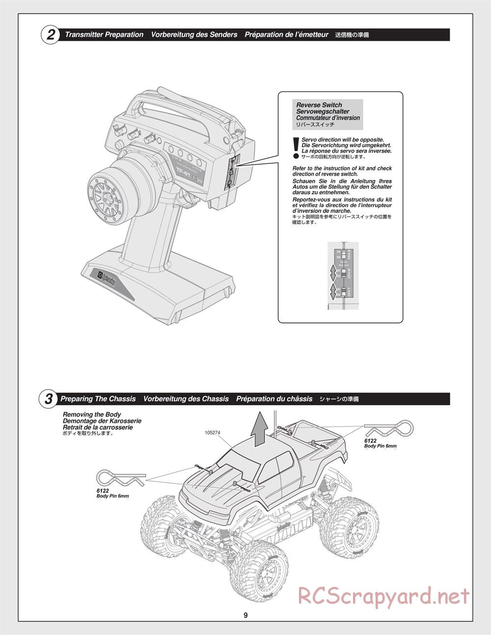 HPI - Savage XS Flux - Manual - Page 9