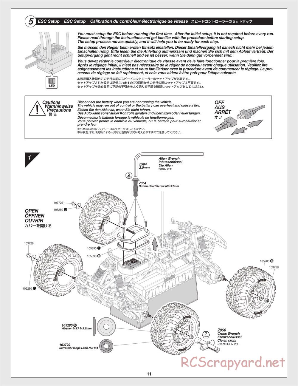 HPI - Savage XS Flux - Manual - Page 11