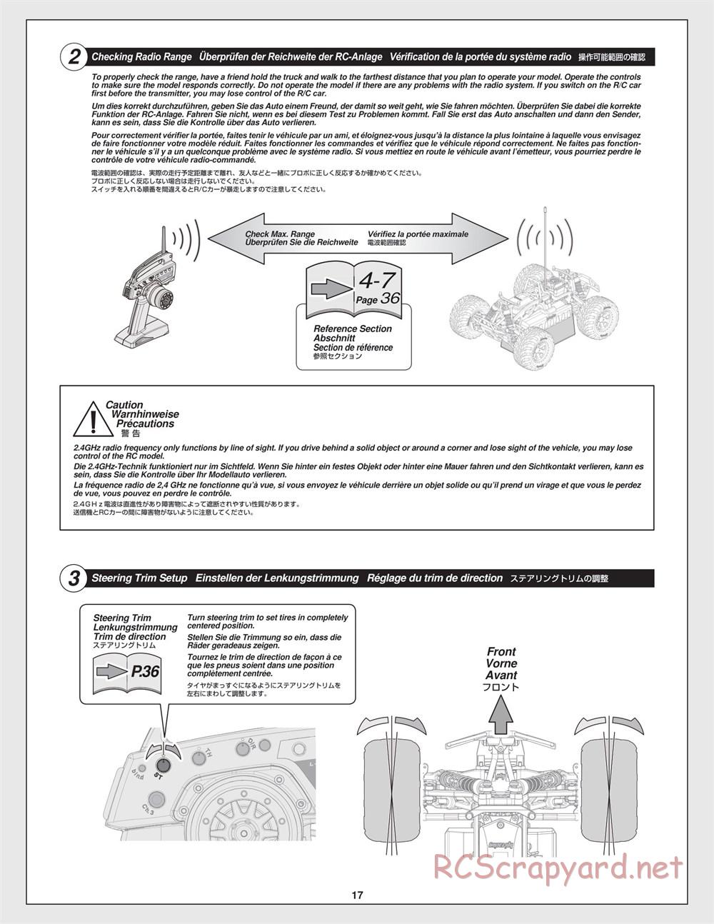 HPI - Savage XS Flux - Manual - Page 17