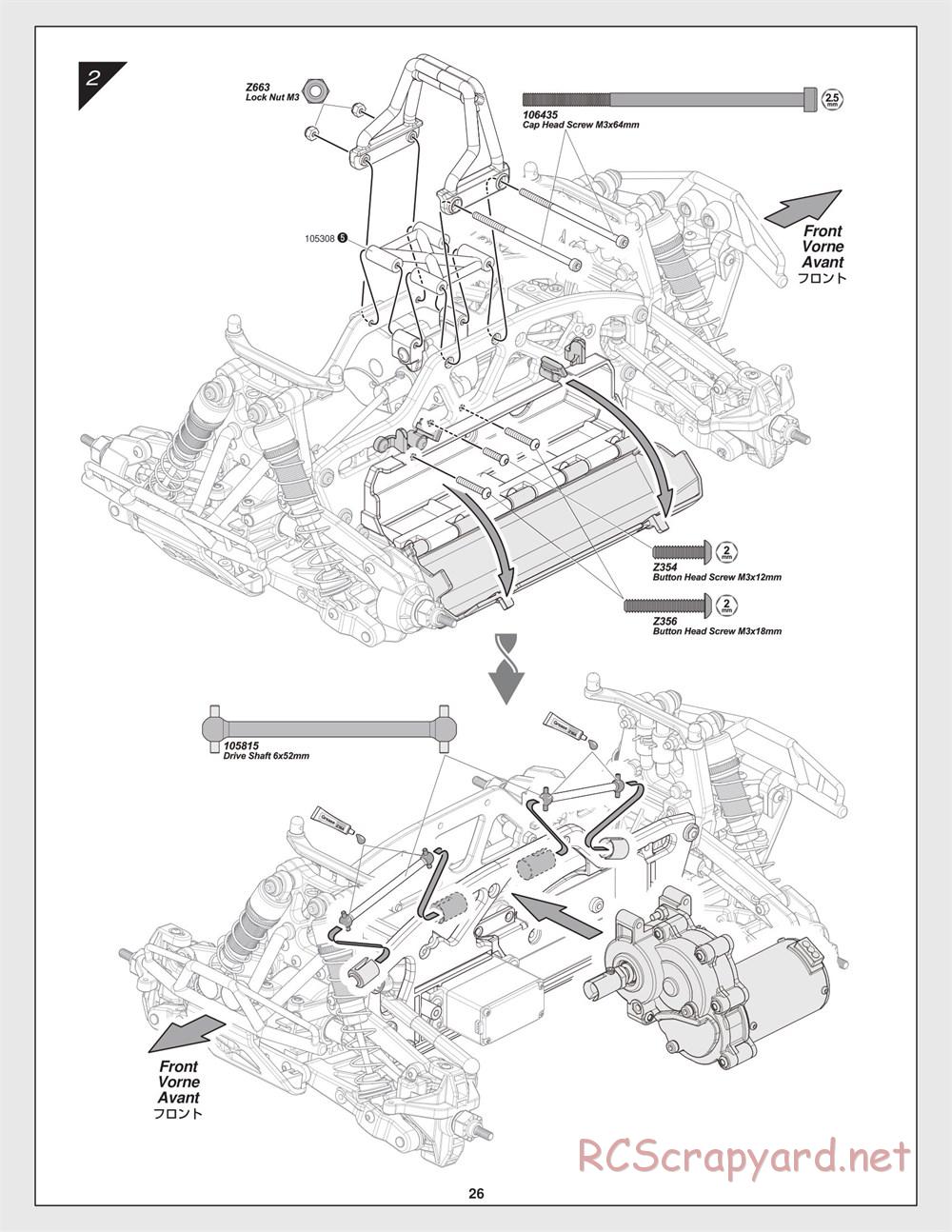 HPI - Savage XS Flux - Manual - Page 26