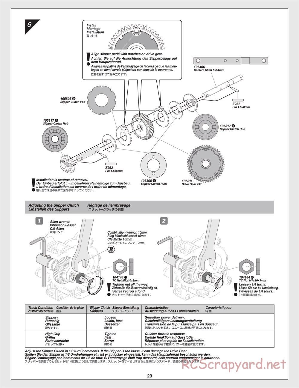 HPI - Savage XS Flux - Manual - Page 29