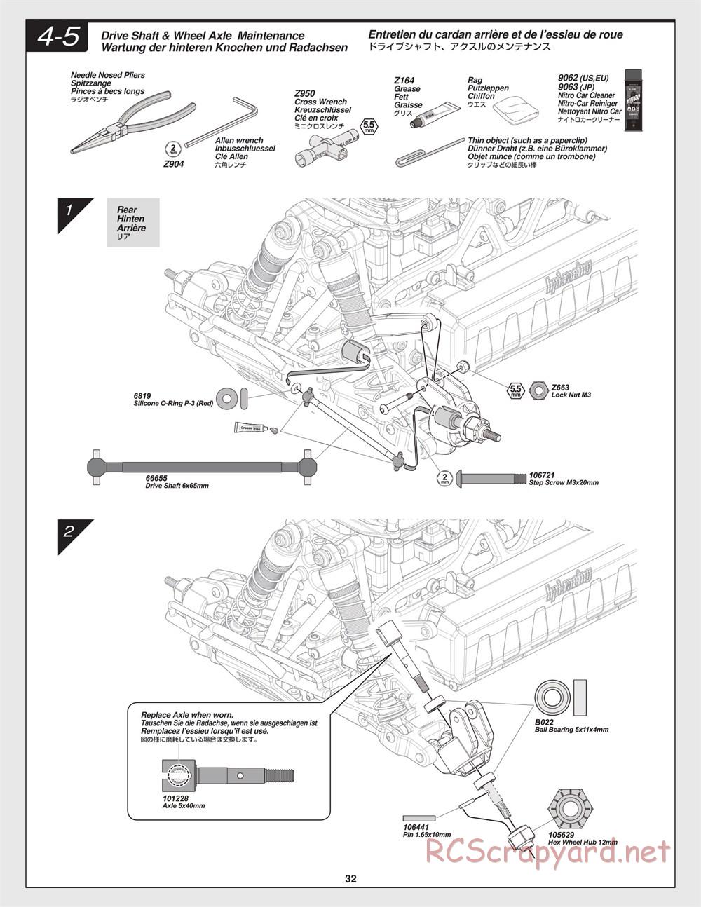 HPI - Savage XS Flux - Manual - Page 32