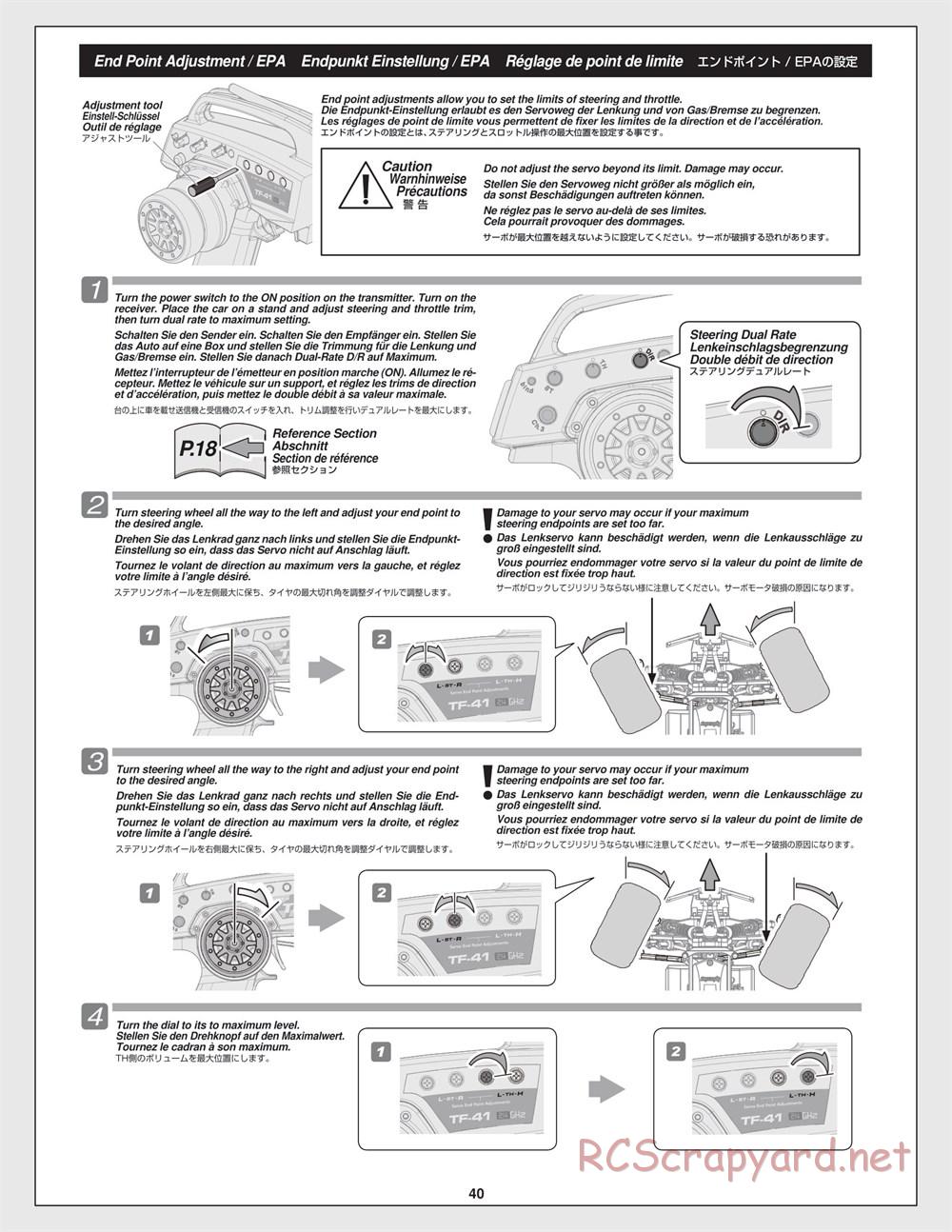 HPI - Savage XS Flux - Manual - Page 40