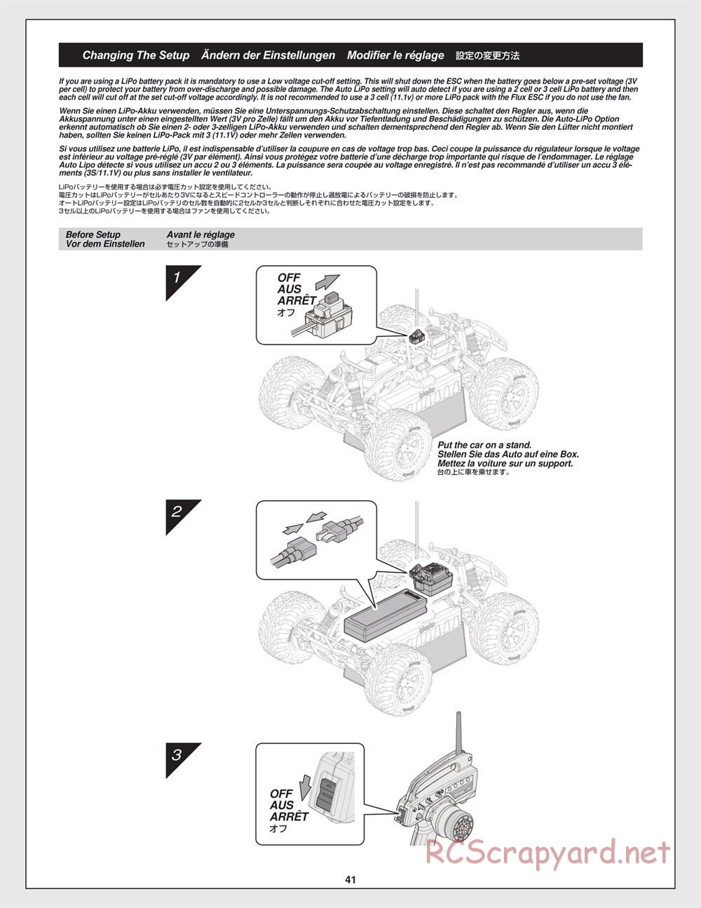 HPI - Savage XS Flux - Manual - Page 41