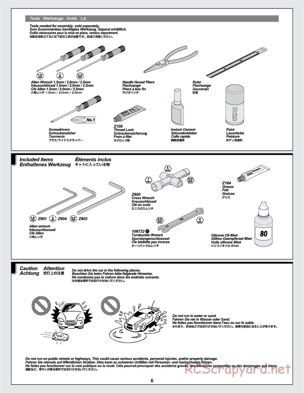 HPI - Savage XS SS - Manual - Page 6