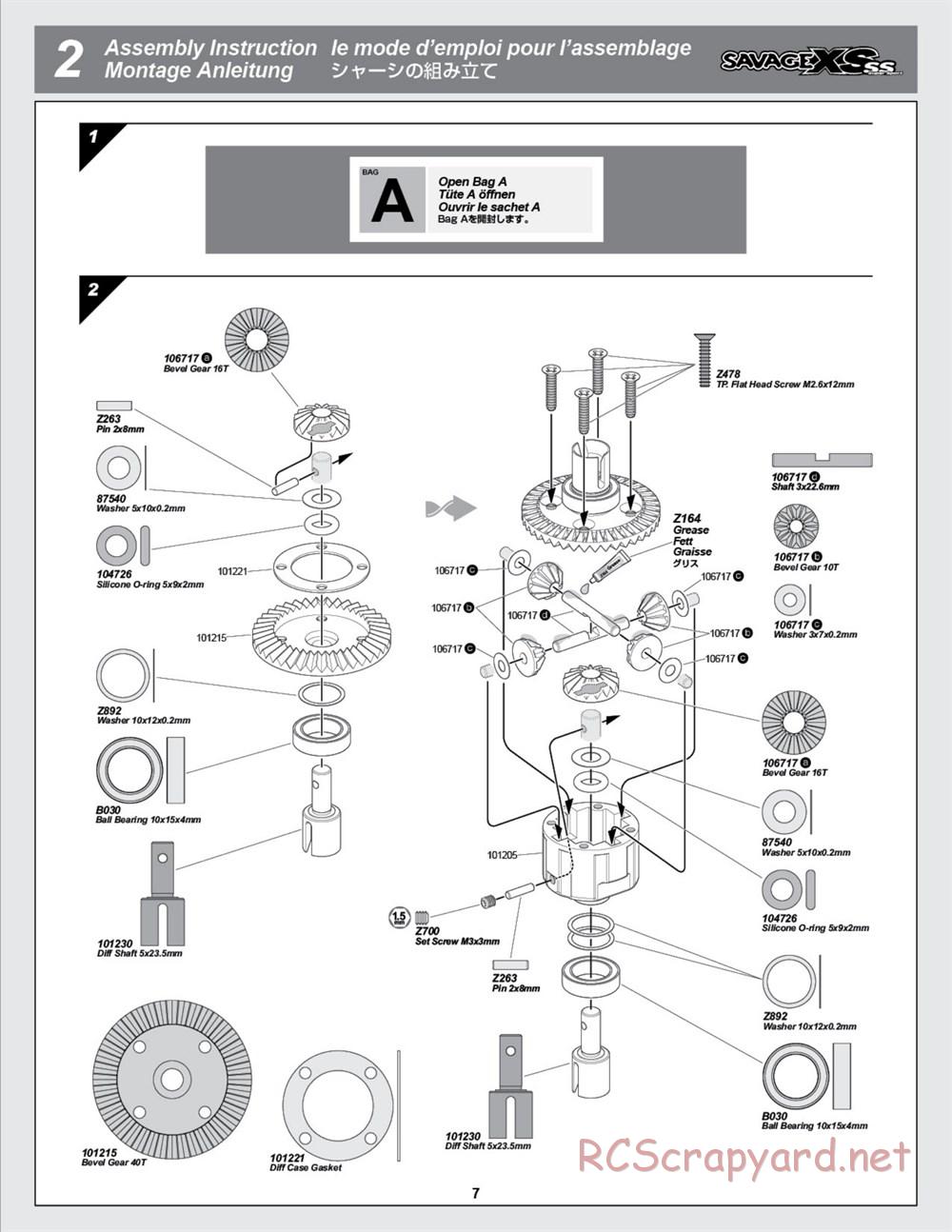 HPI - Savage XS SS - Manual - Page 7