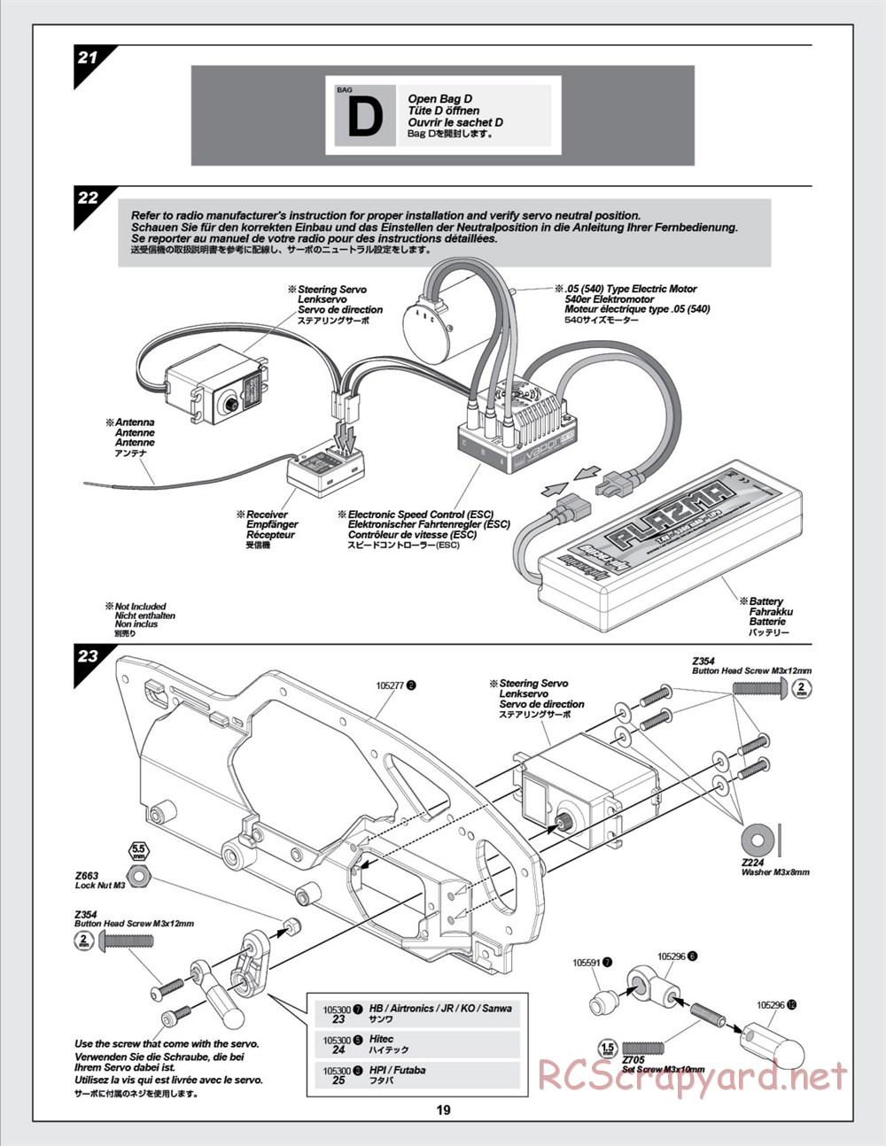 HPI - Savage XS SS - Manual - Page 19