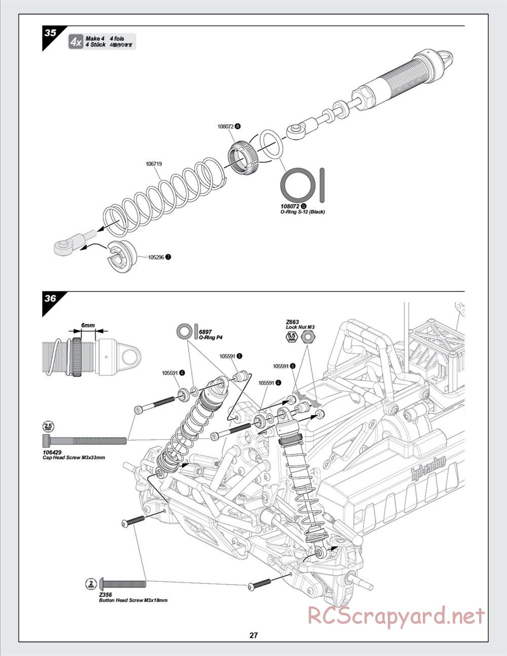 HPI - Savage XS SS - Manual - Page 27