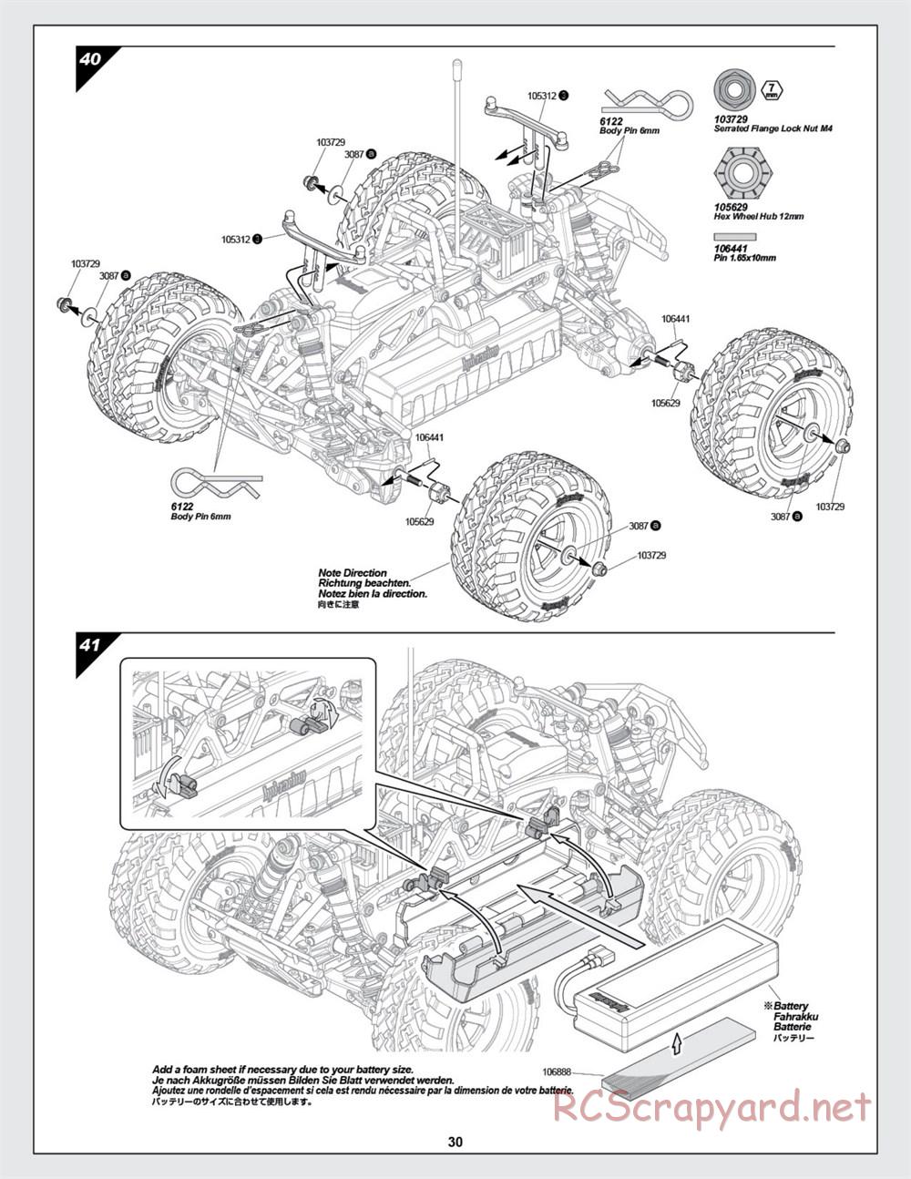 HPI - Savage XS SS - Manual - Page 30