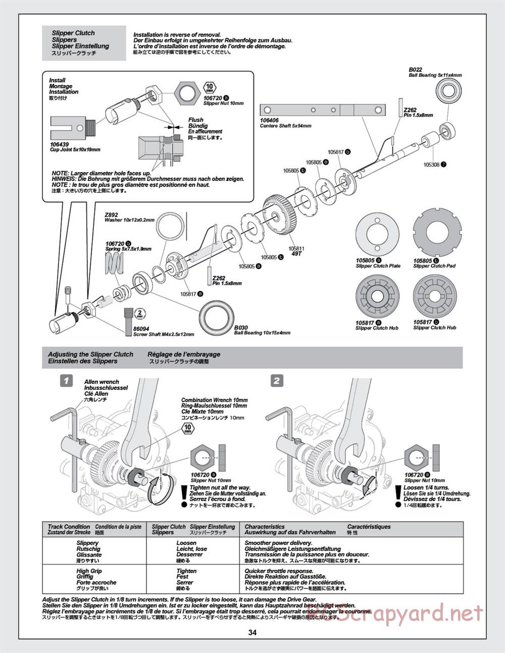 HPI - Savage XS SS - Manual - Page 34