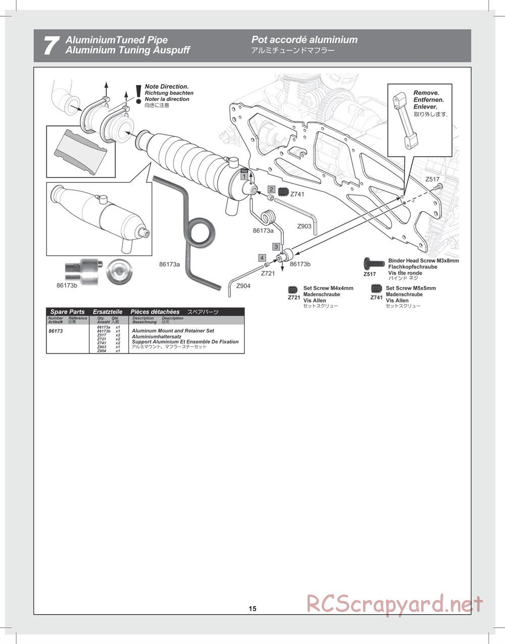 HPI - Savage X 4.6 Special Edition - Supplement - Page 15