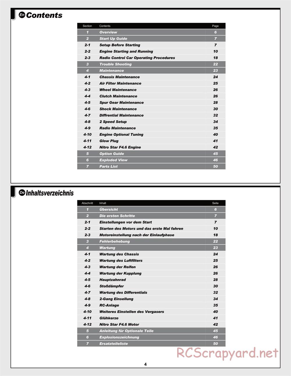 HPI - Savage-X 4.6 - Manual - Page 4