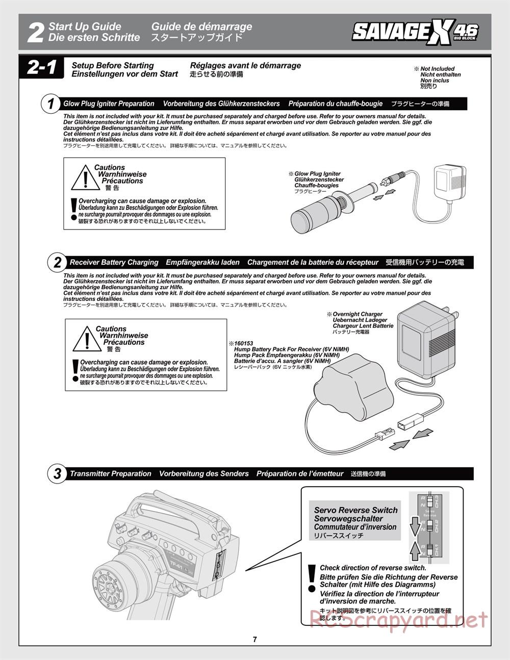 HPI - Savage-X 4.6 - Manual - Page 7